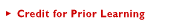 Credit for Prior Learning